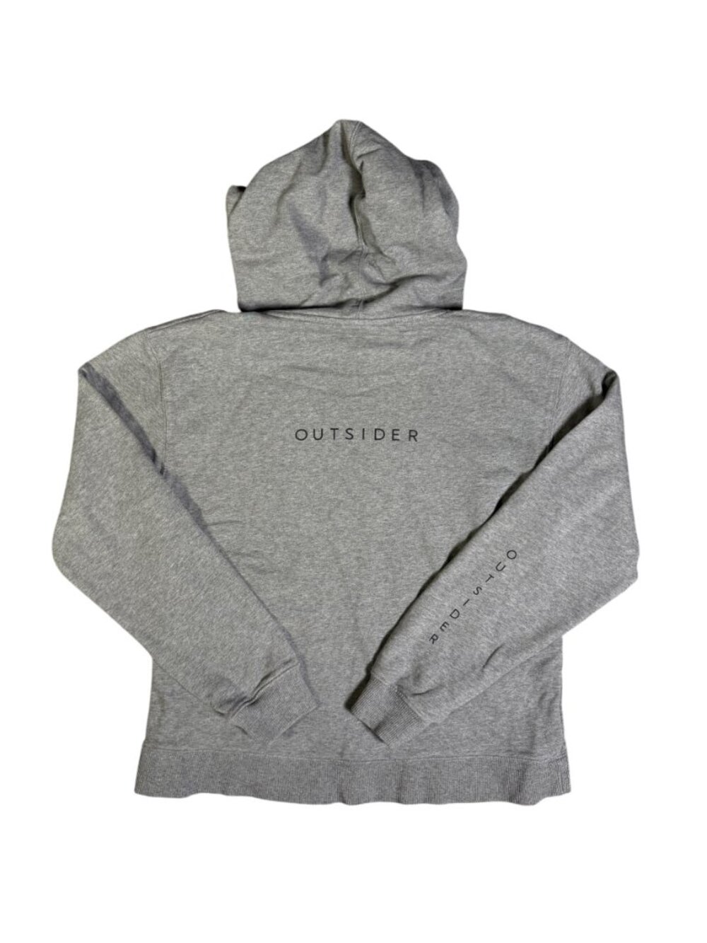 tentree OUTSIDER Organic Cotton Hoodie Gray Pullover Sweatshirt